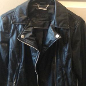 Faux leather jacket